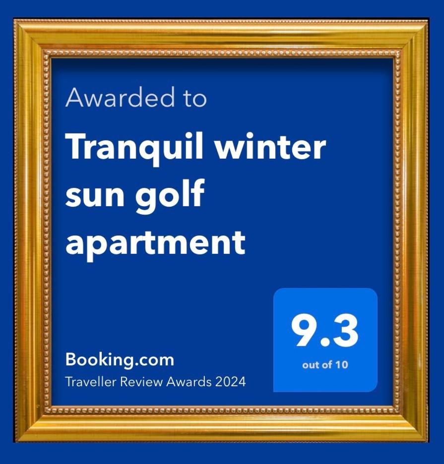 Tranquil Self Catering Golf Course Apartment Alicante Exteriér fotografie